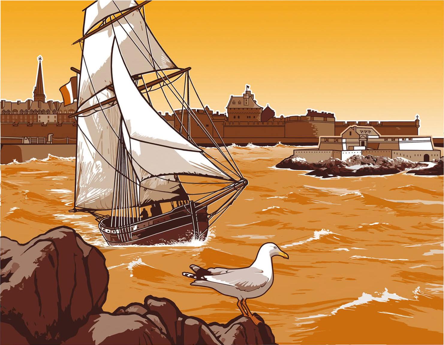 Photo du panneau : Saint-Malo