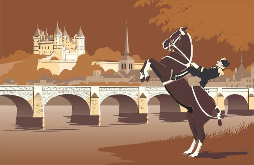 Photo du panneau : Saumur